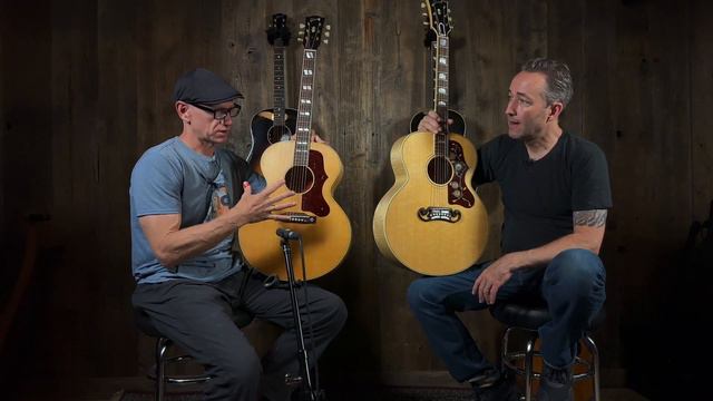 Gibson J-200 vs J-185 – Jumbo Acoustic Comparison смотреть онлайн