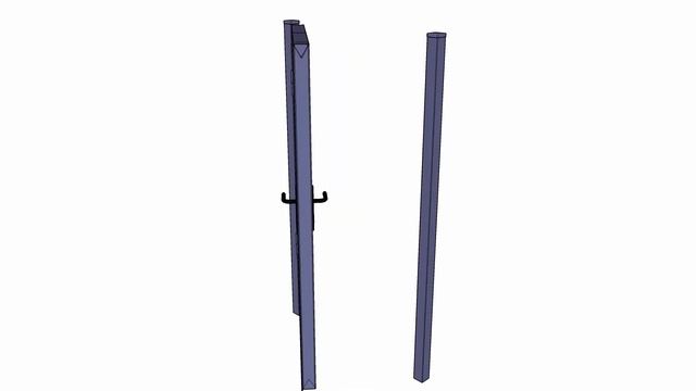 Оригинальная калитка из треугольной трубы смотреть онлайн