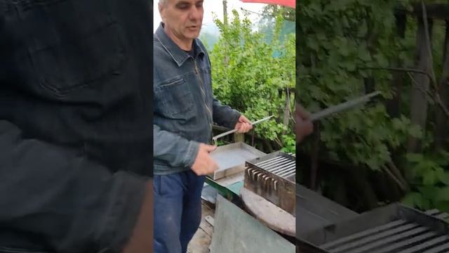Решетка для барбекю своими руками.Готовим на мангале. смотреть онлайн