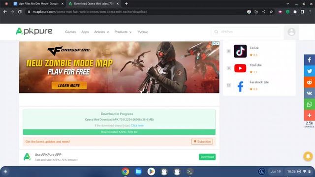 Installing .apk Files w/o ChromeOS Developer Mode смотреть онлайн
