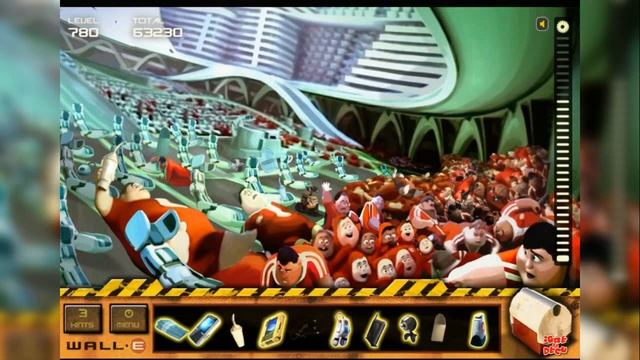 Christmas Games Online : Disney's Wall e Hidden Objects Game Walkthrough part 3 of 3 смотреть онлайн