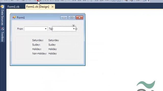 Count Saturday, Sunday, Holiday and Non-Holiday in VB.NET смотреть онлайн