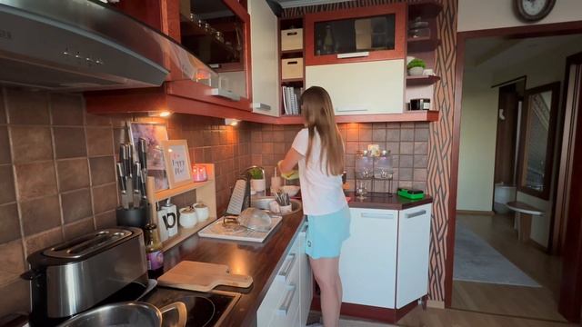 Вечерняя уборка на кухне//Покупки для дома//Гора посуды смотреть онлайн