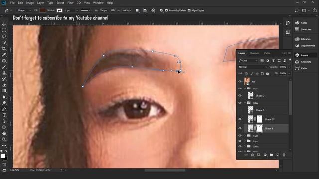 Photoshop Tutorial: Cartoon Effect / Vector Art / Vexel Art - Loisa Andalio Part -01 смотреть онлайн