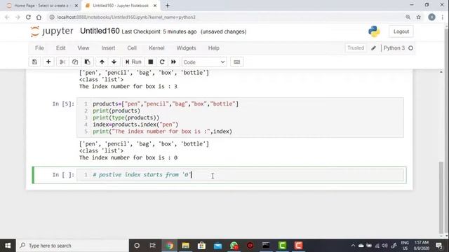 138 Python List index method 1 смотреть онлайн