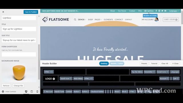 How To Edit Header Newsletter Lightbox Signup Popup in Flatsome Theme - WooCommerce Tutorial смотреть онлайн