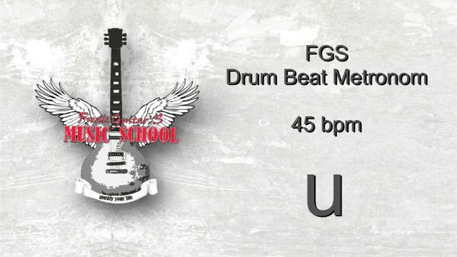 Metronome Drum Beat - 4/4 - 45bpm ( beats per minute ) смотреть онлайн