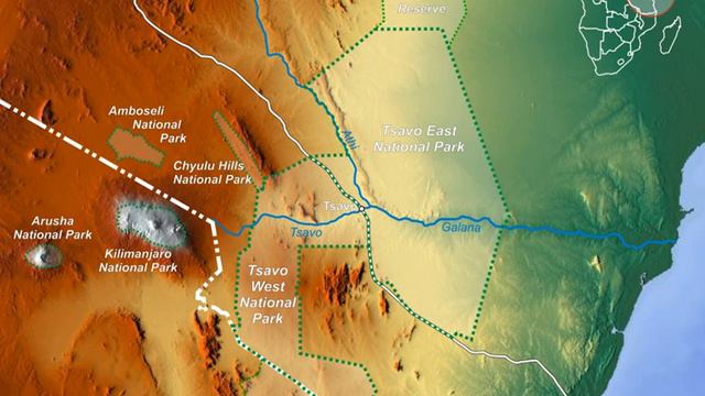 Tsavo East National Park | Wikipedia audio article смотреть онлайн