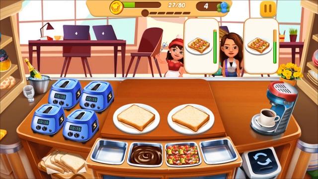 Crazy Cooking Chef Kitchen Craze Cooking Game (Gameplay Android) смотреть онлайн