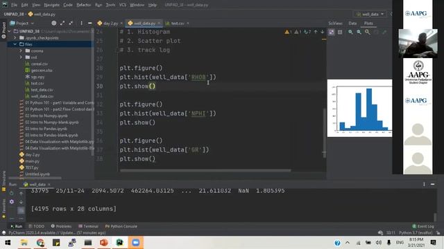 Workshop "Python Training" (Day 3) | AAPG Unpad SC 2021 смотреть онлайн