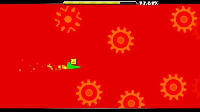 Скримеры возвращаются! Играю c нарисованными в фотошопе иконками в geometry dash [46] смотреть онлайн