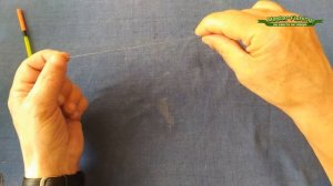 Как закрепить стопор на леске