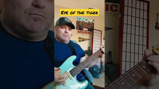 Survivor- Eye of The Tiger (Guitar Tutorial) смотреть онлайн