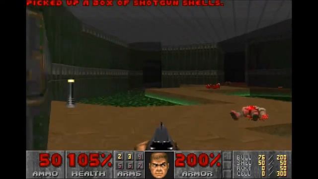 Doom 1 BFG Edition (All Secrets) - First Level - Gameplay смотреть онлайн
