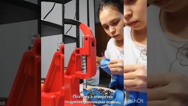 Как установить люверсы на футер с начесом смотреть онлайн