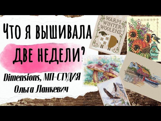 163. Продвижения за ДВЕ НЕДЕЛИ | Планы на СЕНТЯБРЬ | Вышивка крестом смотреть онлайн