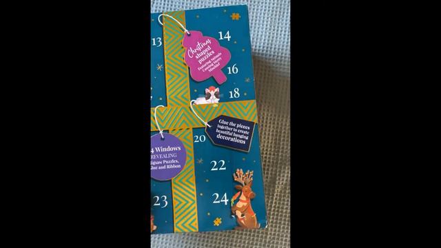 Gibson's Advent Calendar 2021 has arrived. Christmas is coming, Mini Christmas jigsaw decorations смотреть онлайн