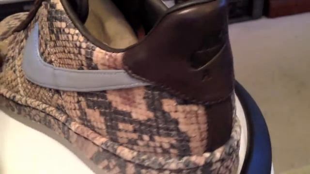 @Nike Air Force 1 Downtown Low QS - Python - Khaki / Metallic Silver / Velvet Brown colorway смотреть онлайн