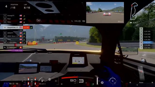 GTWS - Climbing Through The Pack - Manufacturers Cup Rd.3 - Subaru BRZ GT300 - Sardegna - GT7 смотреть онлайн