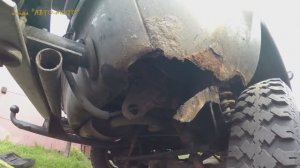 Ремонт сгнившего заднего свеса на ниве