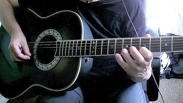 Albert White OWL31 - Ovation 1512 piezo bridge pickup sound смотреть онлайн
