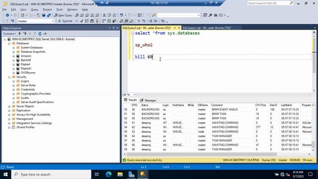SQL DBA Batch 49 Class 13 Complete Discussion on Sql Server 2022 Server Roles & DB Roles смотреть онлайн