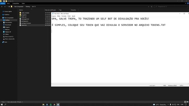BOT Divulgação ( SelfBOT ) Discord 2021.
