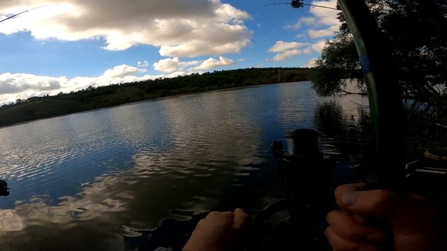 Ловля белого амура на тигровый Орех в сентябре 2022. Экшен рыбалка. смотреть онлайн