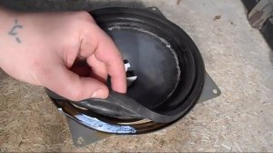Замена подвеса динамика/Как быстро заменить подвес на динамике, сабвуфере
