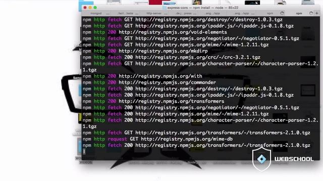 Node.js - Colocando CORS no EXPRESS смотреть онлайн