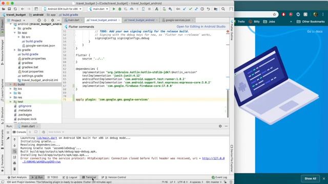 (Ep 15) How to Connect a Flutter Project to Firebase for iOS and Android смотреть онлайн