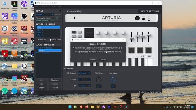 Arturia MiniLab 3 - USB Connection and Getting Started Tutorial смотреть онлайн