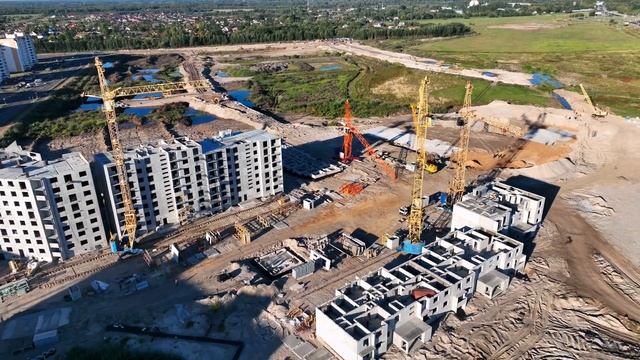 Как идёт стройка нового района в Бресте . 5 сентября 2022 г. смотреть онлайн