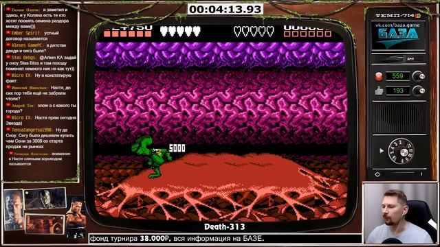 #23 Battletoads - 40.000₽ челлендж без смертей, без варпов, без турбо кнопок - от Lucky 13. смотреть онлайн