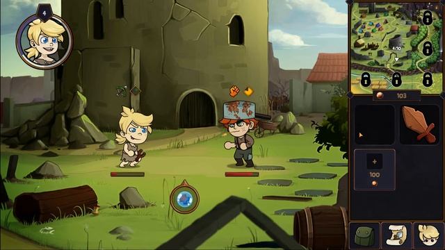 Hero Tale➤Часть 1. Проходим локацию в городе➤Стрим