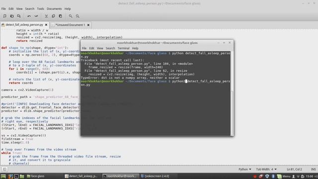 Eye blink detection with OpenCV and Python смотреть онлайн