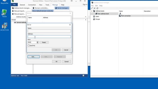 Remote Utilities 6.5 - Address Book Sync Setup смотреть онлайн
