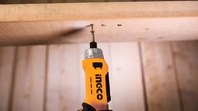 DESTORNILLADOR ATORNILLADOR INGCO INALAMBRICO ARTICULADO A Batería Litio 8v CSDLI0801 PUNTAS MECHAS