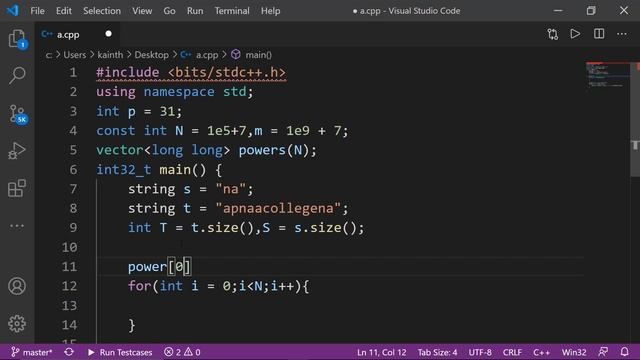 Rabin Karp - String Algorithms | C++ Placement Course | Lecture 39.4 смотреть онлайн