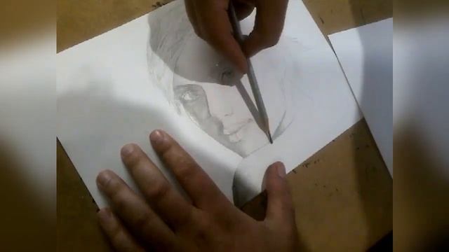 Рисуем портрет простым карандашом | Как нарисовать портрет | Ускоренное видео (Speedpaint) смотреть онлайн