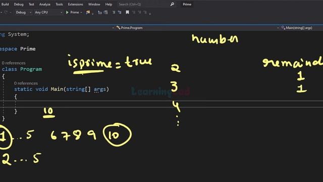 C# Program to Check User Input for Prime or Composite Number ( Explained in Detail ) смотреть онлайн