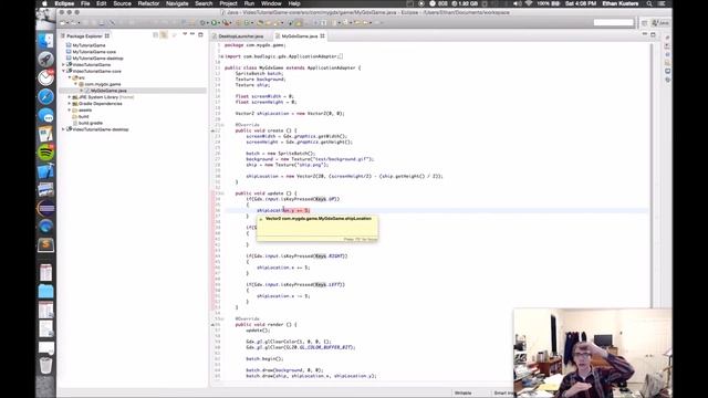LibGDX Space Shooter Tutorial 2: Adding Keyboard Controls смотреть онлайн