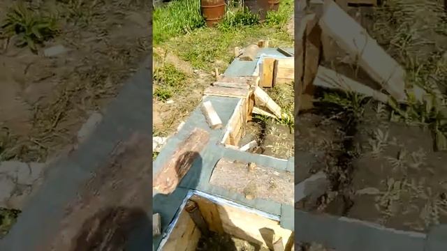 4.Фундамент под баню, день второй. смотреть онлайн