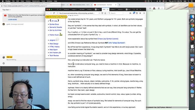 Xah Talk 2019-07-18 lisp, Mathematica, term rewriting, pattern matching, idiocy of lisp macros смотреть онлайн