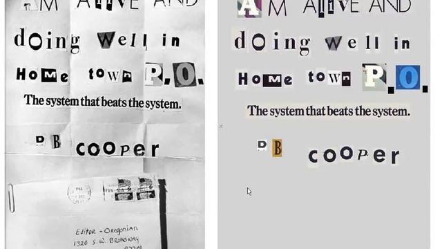New DB Cooper Letter Reveals Intriguing New Insights смотреть онлайн