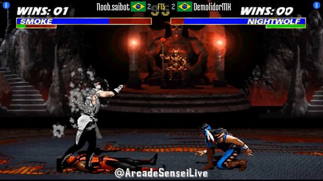 FT5 @umk3: Noob.saibot (BR) vs DemolidorMK (BR) [Ultimate Mortal Kombat 3 Fightcade] Oct 4 смотреть онлайн