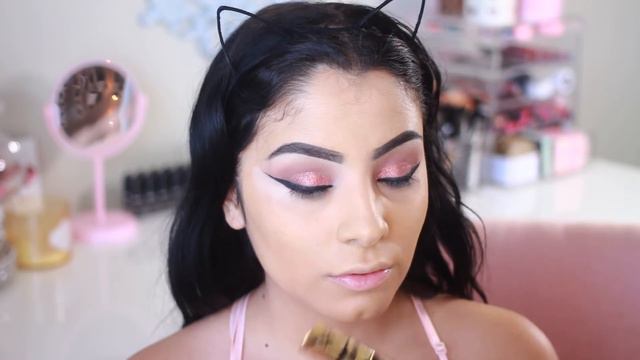 Rose Gold Makeup Tutorial смотреть онлайн