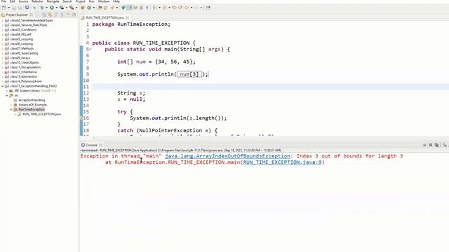 Class 15 Part 2 of 2 Exception Handling смотреть онлайн