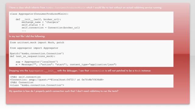 Mock a connection class in pytest смотреть онлайн
