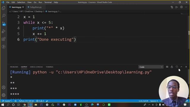 Python while loop смотреть онлайн